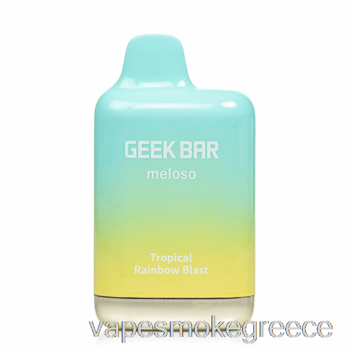 Vape Greece Geek Bar Meloso Max 9000 μιας χρήσης Tropical Rainbow Blast